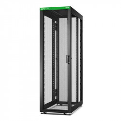 APC Easy Rack 600mm 48U 1200mm with Roof, Side panel,castors,feet and 4 Brackets, No Bottom, black