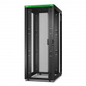 Easy Rack 800mm 42U 1200mm , with Roof, castors,feet and 4 Brackets, No Side panels,Bottom, black