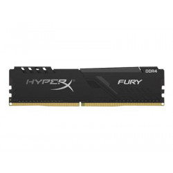 HyperX FURY - DDR4 - sada - 8 GB: 2 x 4 GB - DIMM 288-pin - 3000 MHz PC4-24000 - CL15 - 1.35 V - bez vyrovnávací paměti - bez ECC - černá