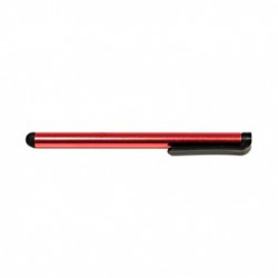 Dotykové pero, kapacitní, kov, červené, pro iPad a tablet, Neutral box