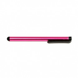 Dotykové pero, kapacitní, kov, tmavě růžové, pro iPad a tablet, Neutral box