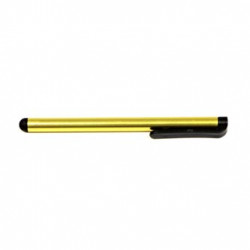 Dotykové pero, kapacitní, kov, žluté, pro iPad a tablet, Neutral box