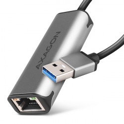 AXAGON ADE-25R USB-A 3.2 Gen 1 - 2.5 Gigabit Ethernet síťová karta, Realtek 8156, auto install, šedá