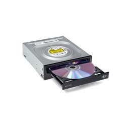 HITACHI LG - interní mechanika DVD-W CD-RW DVD±R ±RW RAM M-DISC GH24NSD5, 24x SATA, Black, bulk bez SW
