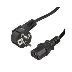 Kabel síťový PC k AC adaptéru 3 žilový 230V