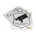 AXIS Surveillance Sticker - Stickers (balení 50)