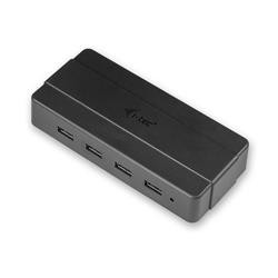 i-tec USB 3.0 HUB 4-port + napájecí adaptér, USB kabel 90cm