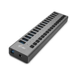 i-tec USB 3.0 HUB 16-port 10W + napájecí adaptér 90W