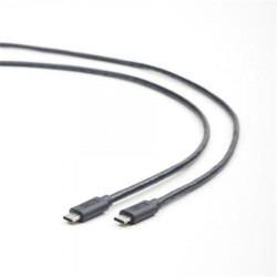 Kabel CABLEXPERT USB 3.1 Type-C na Type-C kabel (CM CM), 1m, datový, černý
