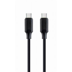 Kabel CABLEXPERT USB PD (Power Delivery), 100W, Type-C na Type-C kabel (CM CM), 1,5m, datový a napájecí, černý