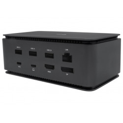 i-tec dokovací stanice USB4 Metal Dual 4K 3x USB 3.2 2x USB-C 3x USB 2.0 USB4 DP HDMI LAN PD 80W + nabíječka 112