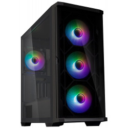 Zalman skříň Z10 Duo ATX 4x120 mm ARGB fan 2xUSB 3.0 USB-C tvrzené sklo