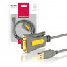 AXAGON ADS-1PQ, USB2.0 - sériový RS232 DB9 FTDI adaptér kabel 1,5m