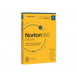 Norton 360 Deluxe - Pro Tech Data - licence na předplatné (1 rok) - 5 zařízení, cloudové úložiště 50 GB - stažení - ESD - Win, Mac, Android, iOS - Česká republika, Střední Evropa