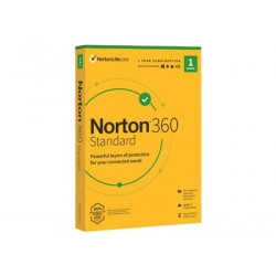 Norton 360 Standard - Pro Tech Data - licence na předplatné (1 rok) - 1 zařízení, cloudové úložiště 10 GB - stažení - ESD - Win, Mac, Android, iOS - Česká republika, Střední Evropa