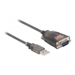 Adapter USB 2.0 Type-A to 1 x Serial RS-, Adapter USB 2.0 Type-A to 1 x Serial RS-