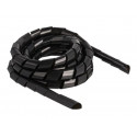 Spiral Hose flexible 2 m x 16 mm black, Spiral Hose flexible 2 m x 16 mm black