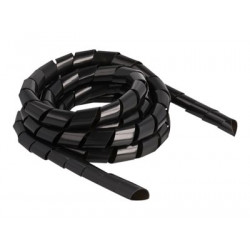 Spiral Hose flexible 2 m x 16 mm black, Spiral Hose flexible 2 m x 16 mm black