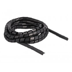 Spiral Hose flexible 2 m x 10 mm black, Spiral Hose flexible 2 m x 10 mm black