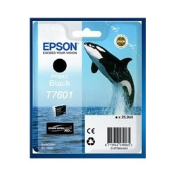 Epson originální ink C13T76014010, T7601, photo black, 25,9ml- prošlá expirace (2017)