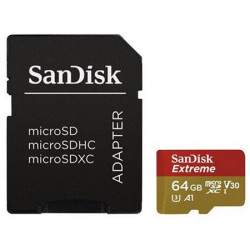 SanDisk Extreme microSDXC 64GB 170MB s + adaptér