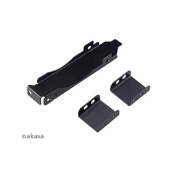 AKASA držák PCI slotu, pro 80mm nebo 92mm ventilátor, černá