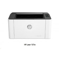 HP Laser 107W, předváděcí tiskárna, nátisk 52 stran, SN: CNB3P1XH9P