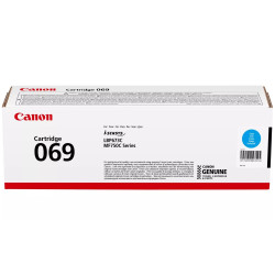 Canon originální toner Cartridge 069 C modrý, MF752Cdw, 754Cdw, LBP673Cdw, kapacita 1 900 stran