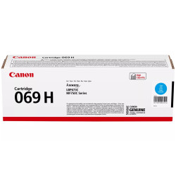 Canon originální vysokokapacitní toner Cartridge 069 H C modrý, MF752Cdw, 754Cdw, LBP673Cdw, kapacita 5 500 stran