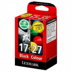 Lexmark originální ink 80D2952, #17+27+, black color, Lexmark Z33, Z13, Z25, Z35, Z617, X1