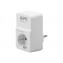 APC SurgeArrest Essential - Ochrana proti přepětí - AC 230 V - výstupní konektory: 1 - Německo - bílá