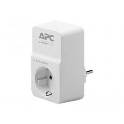 APC SurgeArrest Essential - Ochrana proti přepětí - AC 230 V - výstupní konektory: 1 - Německo - bílá