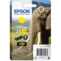 Epson Singlepack Yellow 24XL Claria Photo HD Ink