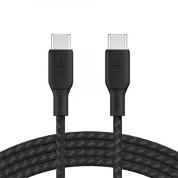 Belkin USB-C na USB-C kabel 100W, 2m, černý - odolný