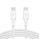 Belkin USB-C na USB-C kabel 100W, 3m, bílý - odolný
