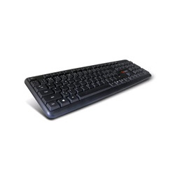 C-TECH klávesnice KB-102 PS 2, slim, black, CZ SK