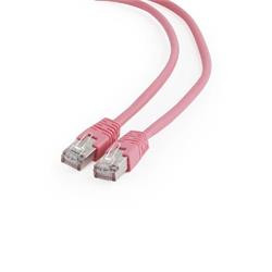 Gembird patch kabel Cat6 FTP, 5 m, růžový