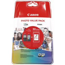 Canon multipack s foto papírem inkoustových náplní PG-540L CL-541XL PHOTO VALUE BL