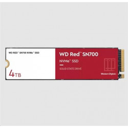 WD RED SSD NVMe 4TB PCIe SN700, Geb3 8GB s, (R:3400 W:3100 MB s) TBW 5100