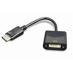 Gembird adaptér DisplayPort v.1 (M) na Dual Link DVI (F) 0.1m kabel, černý