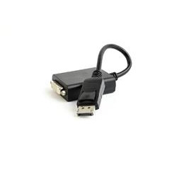 Gembird adaptér DisplayPort 1.2 (M) na Dual Link DVI (F) 0.1m kabel, černý