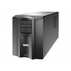 APC Smart-UPS SMT1000IC - UPS - AC 220 230 240 V - 700 Watt - 1000 VA - RS-232, USB - výstupní konektory: 8 - černá - s APC SmartConnect