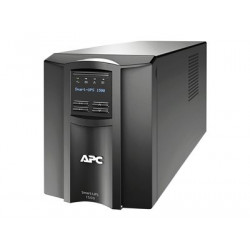 APC Smart-UPS SMT1500IC - UPS - AC 220 230 240 V - 1000 Watt - 1500 VA - RS-232, USB - výstupní konektory: 8 - černá - s APC SmartConnect