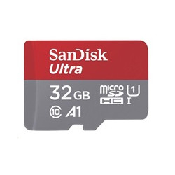 SanDisk MicroSDHC karta 32GB Ultra (120MB s, A1 Class 10 UHS-I ) + adaptér