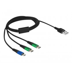 USB Charging Cable 3 in 1 Type-A to Micr, USB Charging Cable 3 in 1 Type-A to Micr