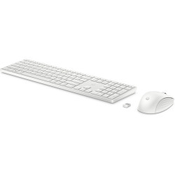 HP Bezdrátová klávesnice a myš HP 650 CZ SK - bílá