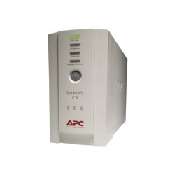 APC Back-UPS CS 350 - UPS - AC 230 V - 210 Watt - 350 VA - RS-232, USB - výstupní konektory: 4 - béžová