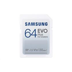 Samsung paměťová karta 64GB EVO Plus SDXC CL10, U1, V10 (čtení až 130MB s)