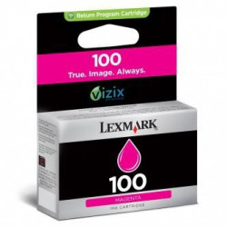 Lexmark originální ink 14N0901E, #100, magenta, return, 200str., Lexmark S305, 405, 505, 6