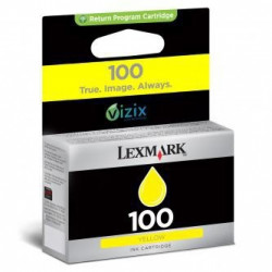 Lexmark originální ink 14N0902E, #100, yellow, return, 200str., Lexmark S305, 405, 505, 60